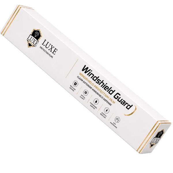 LUXE Windshield Guard in LUXE manufacturer packaging